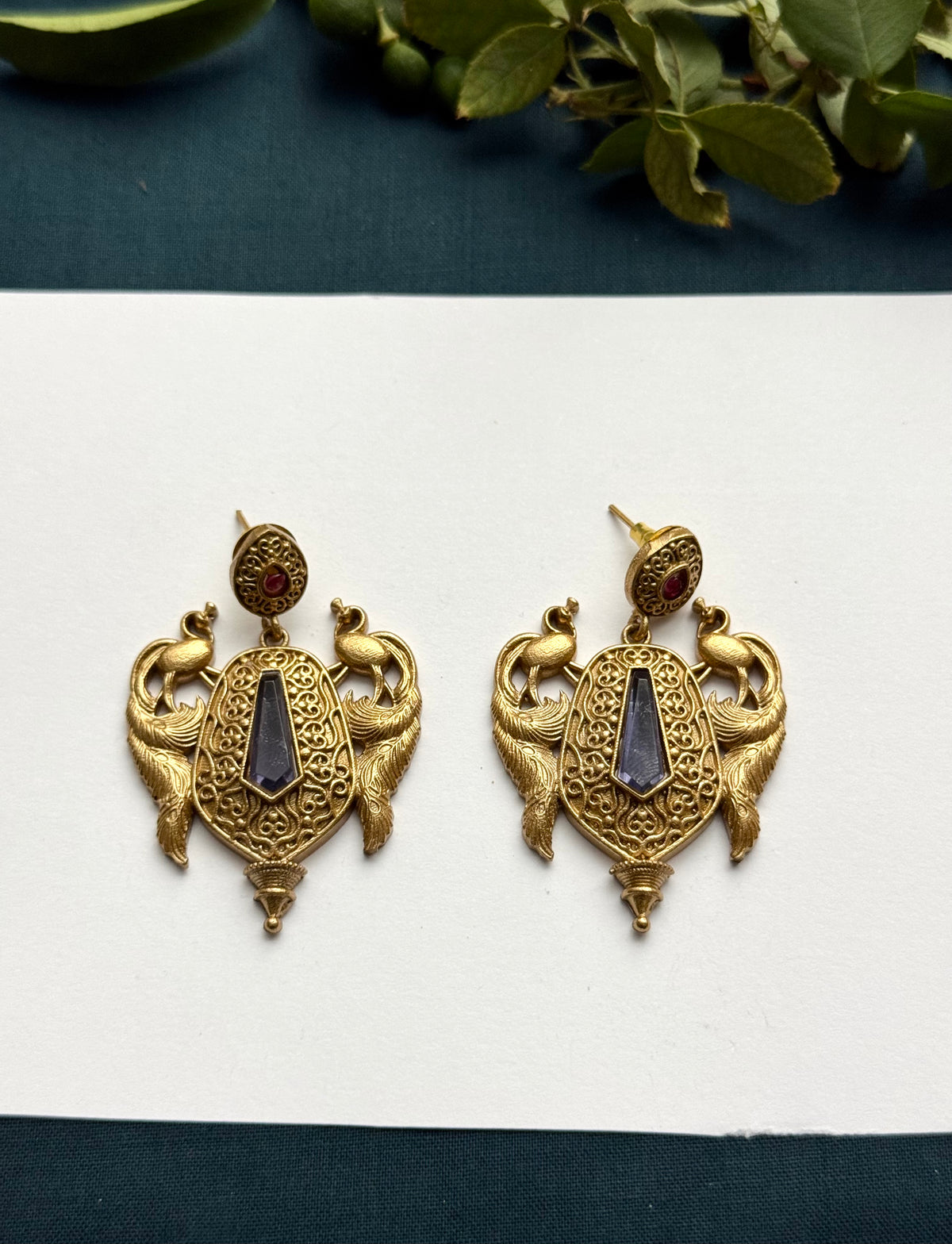 Premium Brass made oxidised Earrings