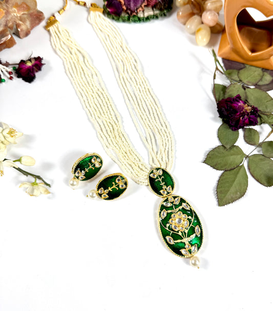 Imported Mina Kundn Mala Set