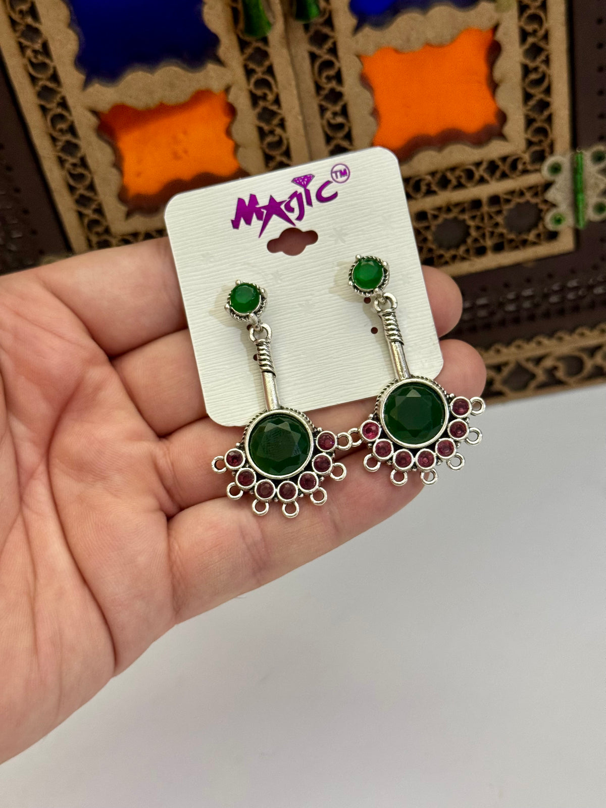 Chinese in budget Oxidised Earrings