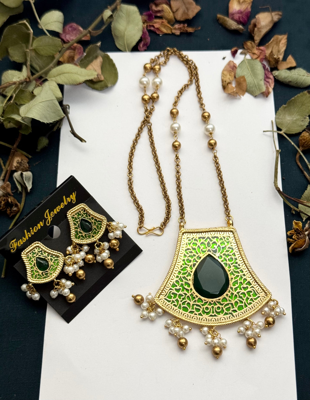 Premium oxidised Brass Made set