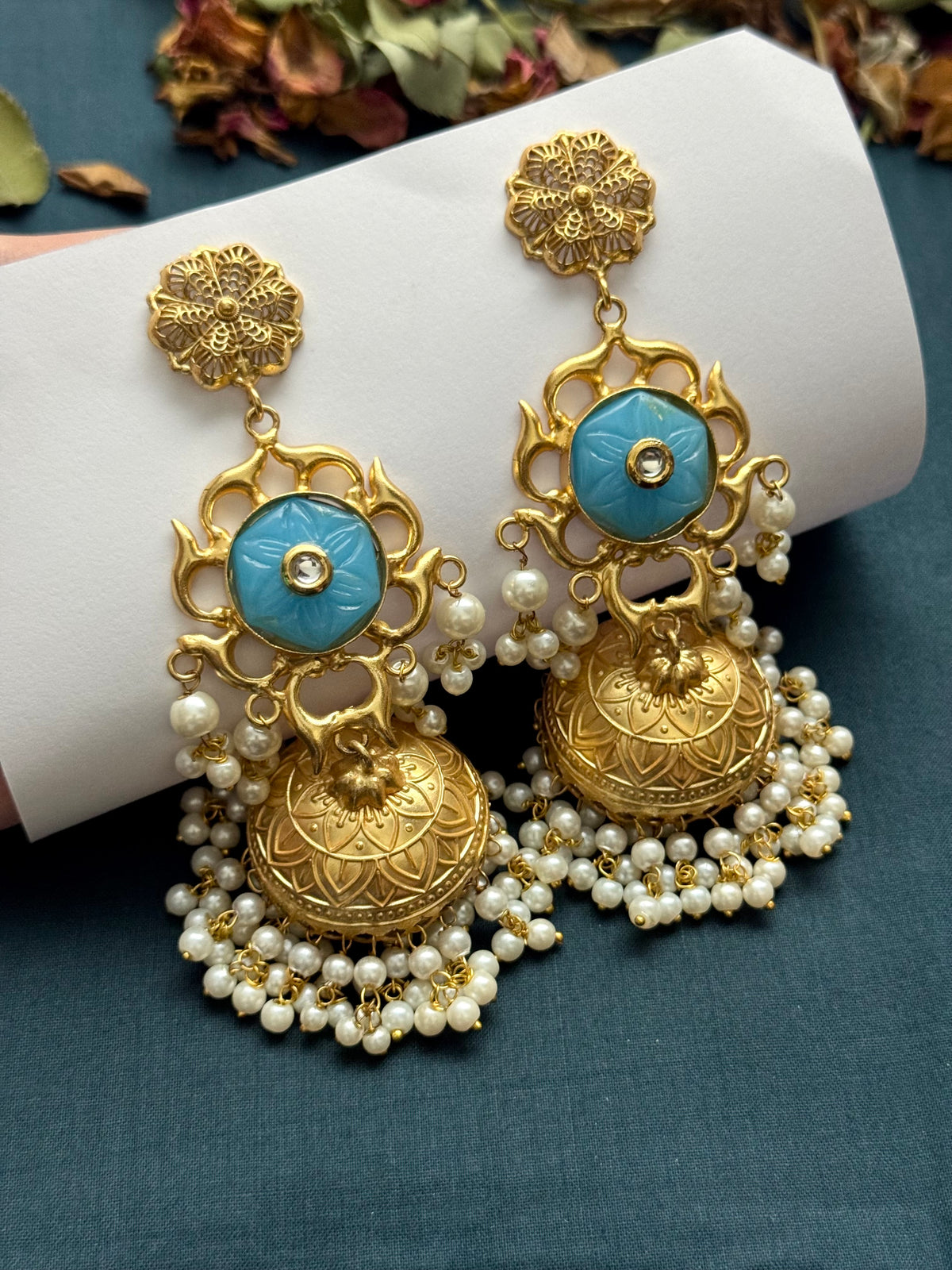 Premium Brass Musarrat Jhumka