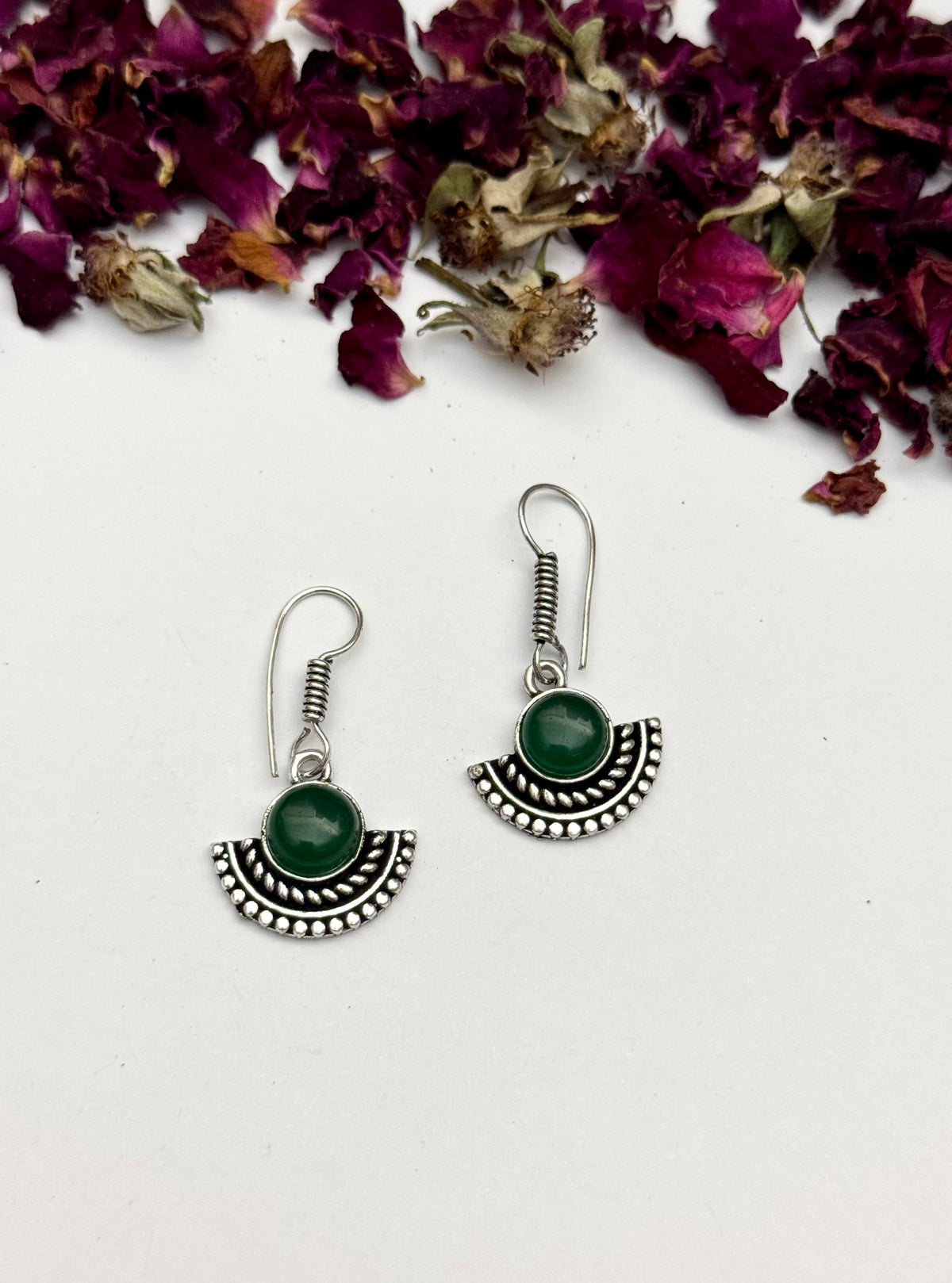 Premium Brass made Oxidised Mini Earrings