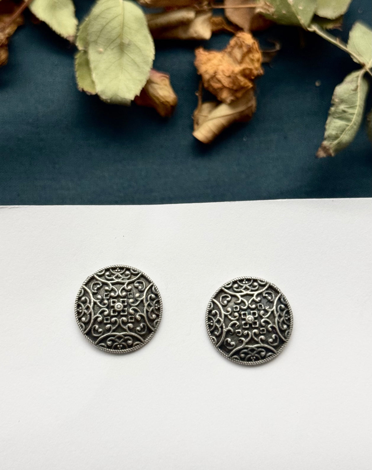 Premium Brass made Oxidised juhi Earrings