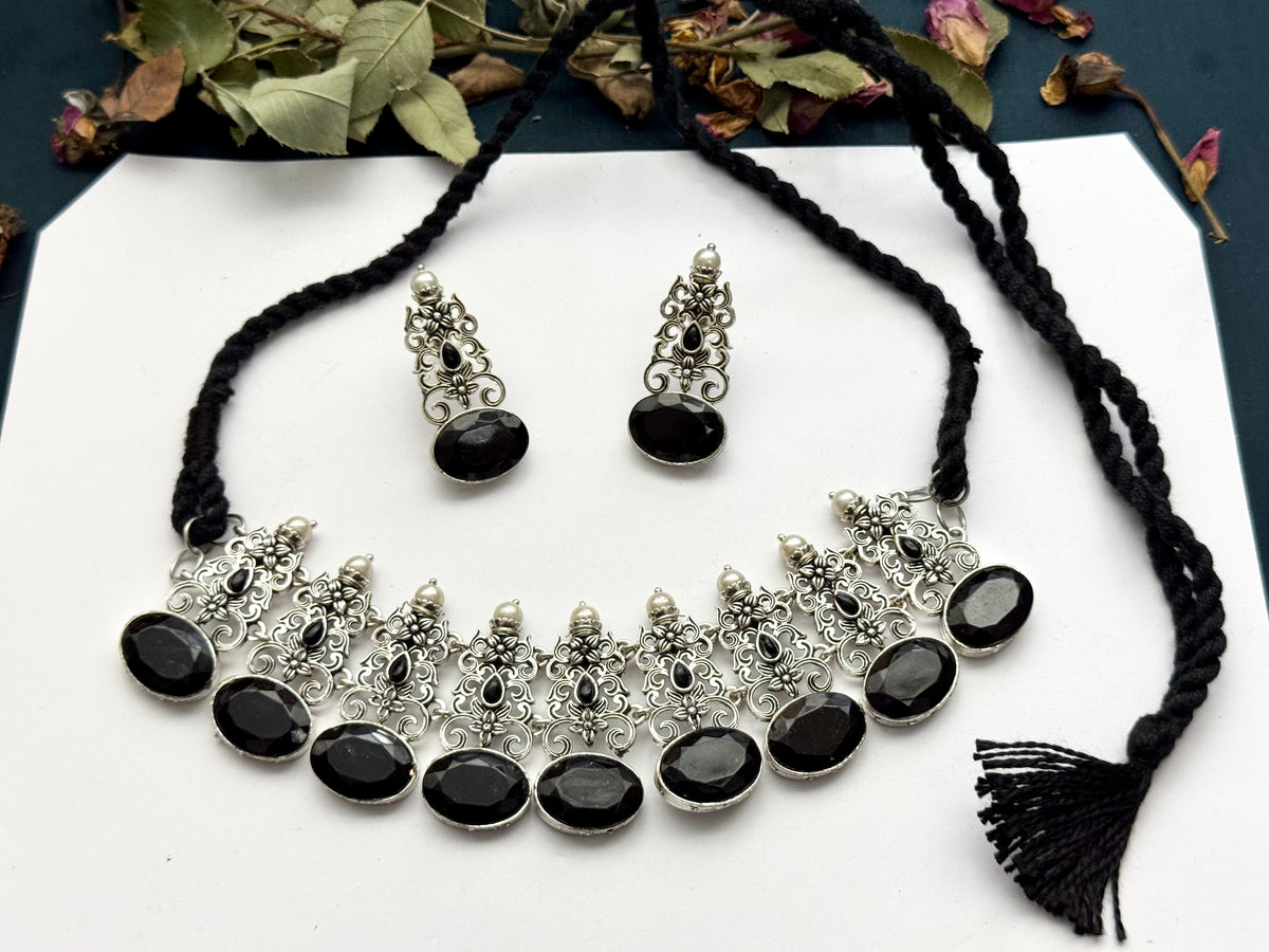 Oxidised Sultana Set
