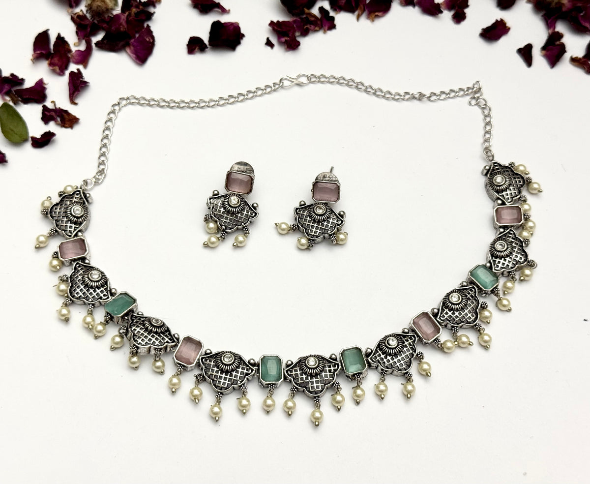 Premium oxidised Necklace set