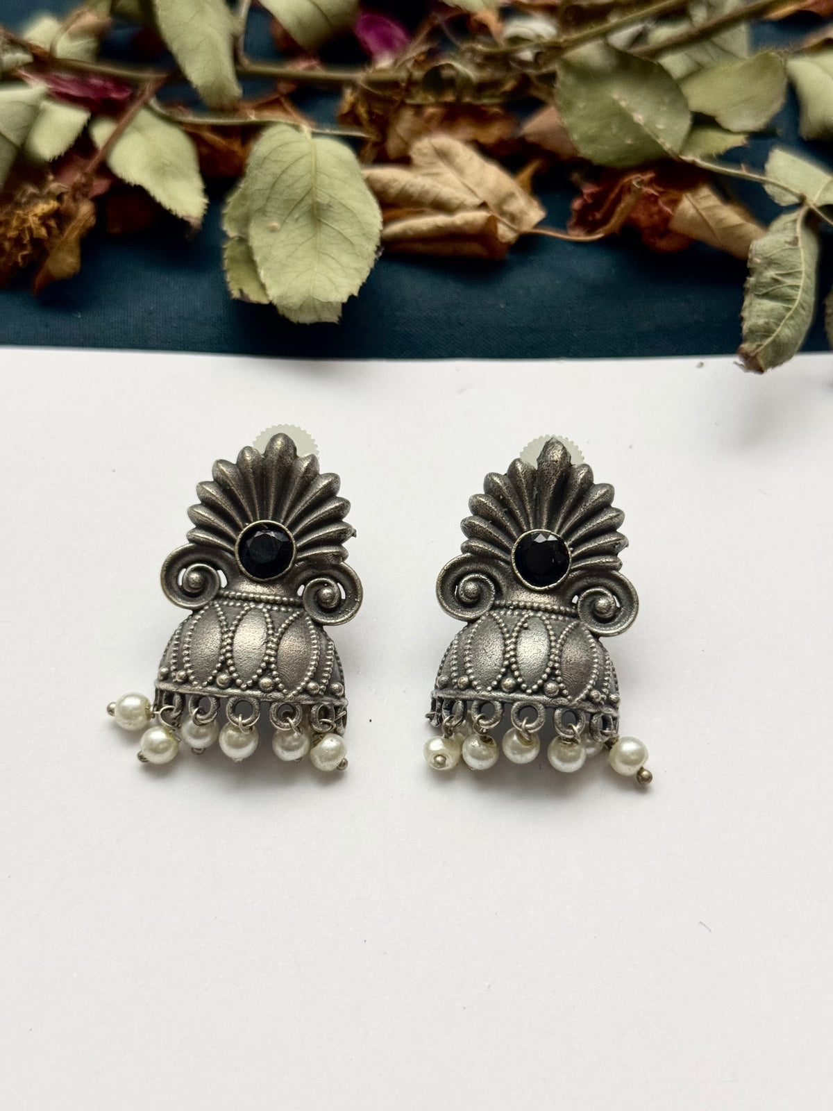 Premium Brass made Oxidised Earrings