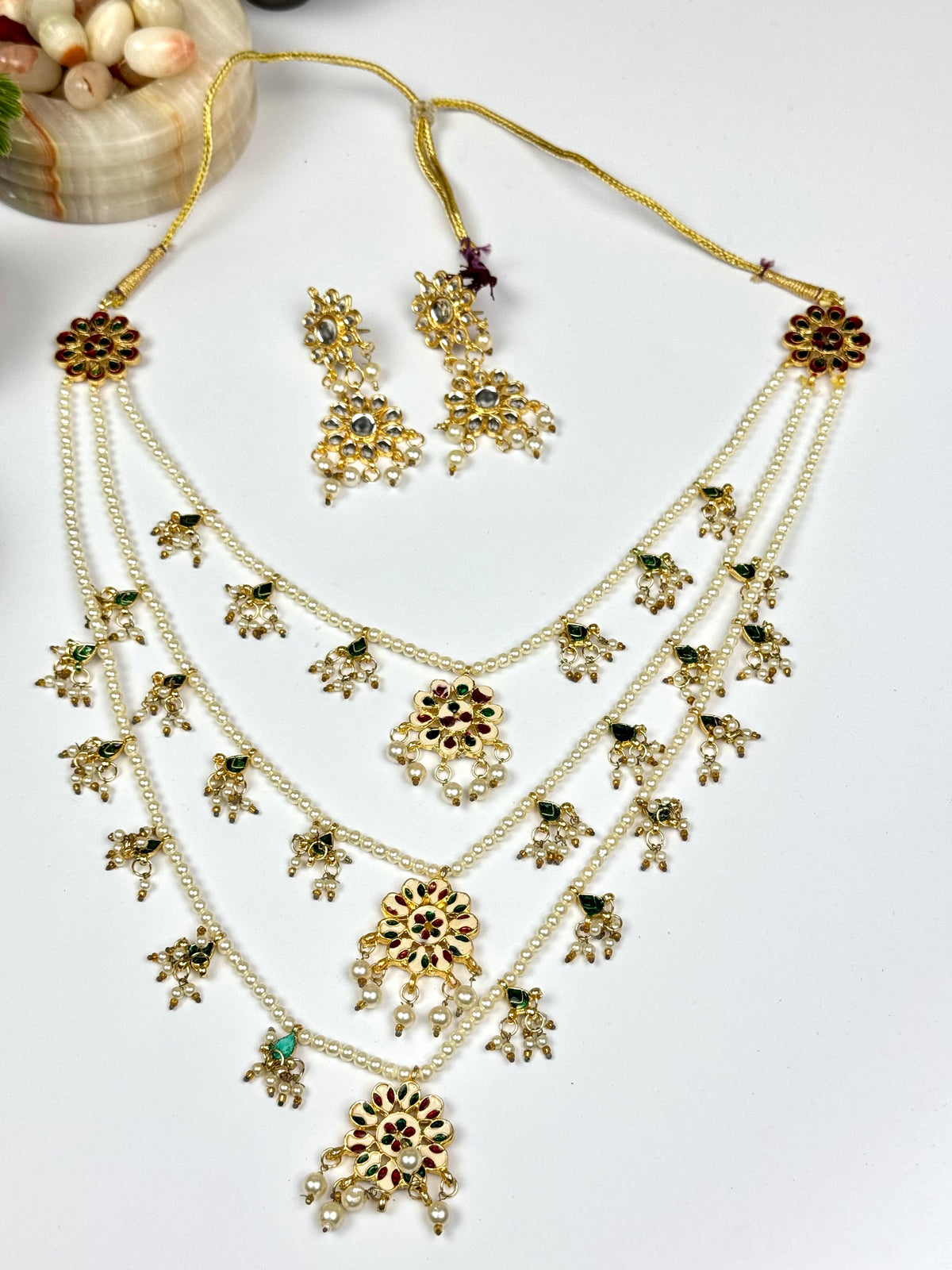 Imported Kundn 3 layers Mala set