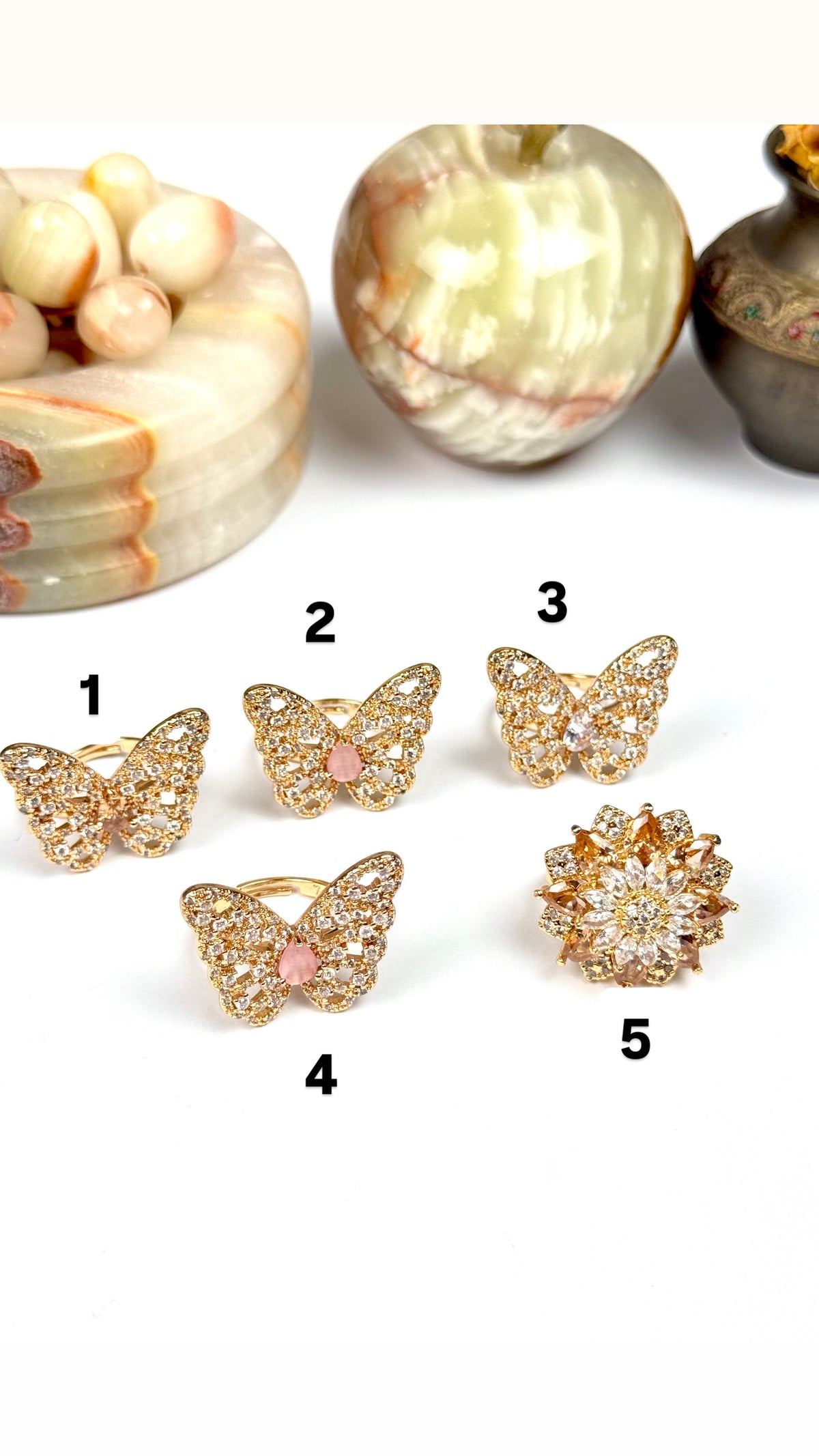 Premium American Diamond zarocon Rings