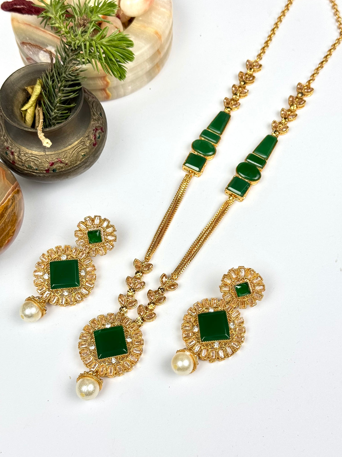 Egyptian Stone Heba Mala Set